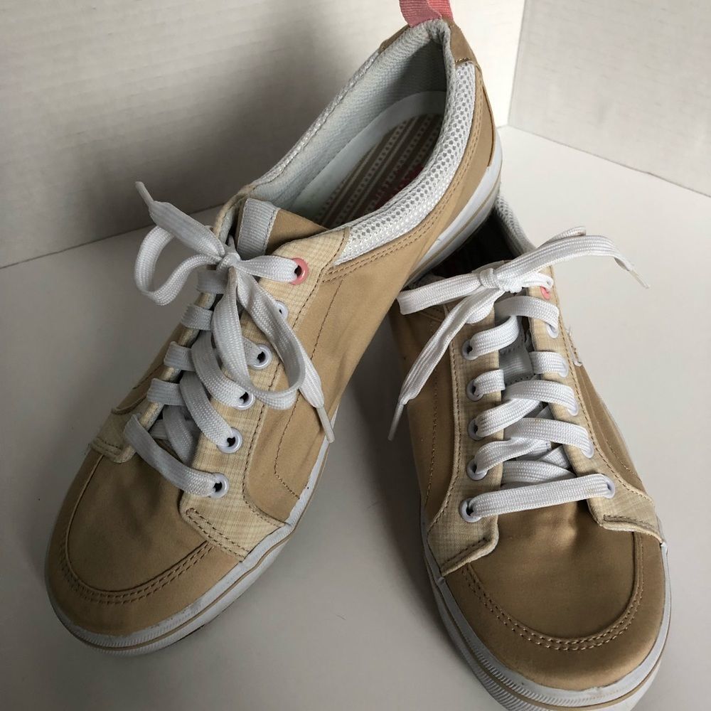 KED’S Canvas Sneakers w/ Plaid Checkered Design